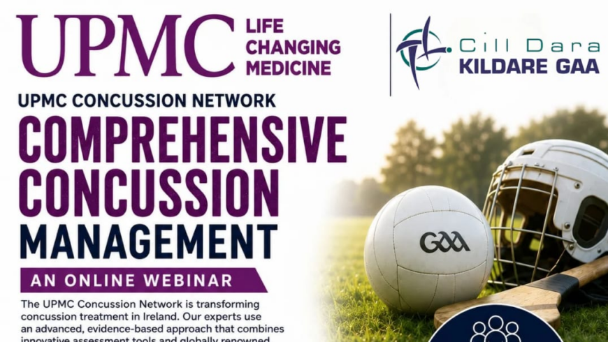 Kildare GAA & UPMC – Comprehensive Concussion Management Webinar