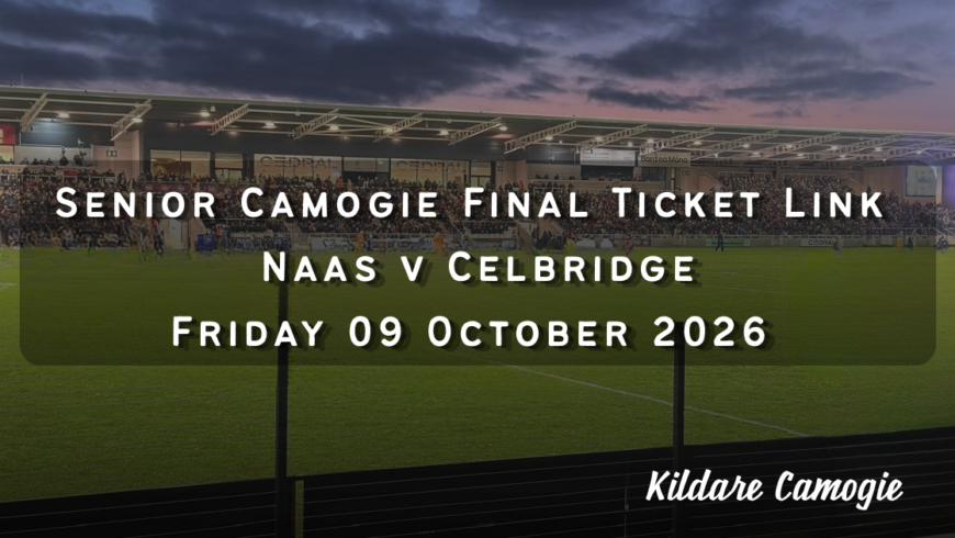 Senior Camogie Final – Ticket Link